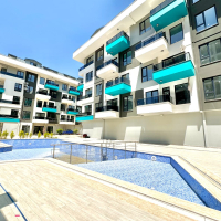 1+1 Apartment in Cleopatra, Alanya — New Residence with Pool, Furniture and Rental Potential