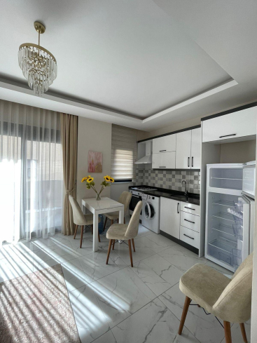 1+1 Apartment in Mahmutlar — New 2025 Residence, Furnished, 350 m from the Sea