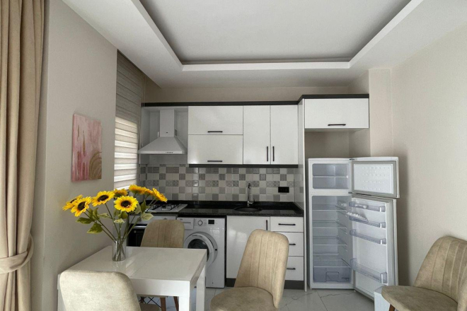 1+1 Apartment in Mahmutlar — New 2025 Residence, Furnished, 350 m from the Sea