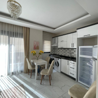1+1 Apartment in Mahmutlar — New 2025 Residence, Furnished, 350 m from the Sea