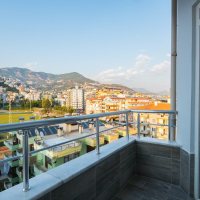 1+1 Apartment in Cleopatra, Alanya — Furnished Property with Pool, Sea View and Residence Permit Potential