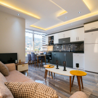 1+1 Apartment in Cleopatra, Alanya — Furnished Property with Pool, Sea View and Residence Permit Potential