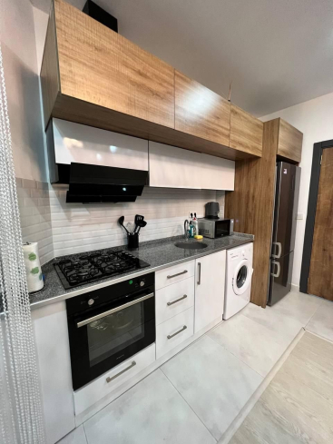 1+1 Apartment in Mahmutlar — Furnished Property with Pool, Sauna and 400 m to the Sea