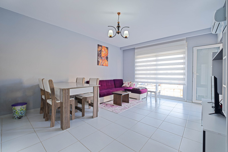 Affordable 1+1 Apartment in Mahmutlar — Furnished, Pool and 500 m from the Sea