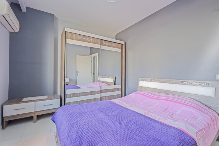 Affordable 1+1 Apartment in Mahmutlar — Furnished, Pool and 500 m from the Sea