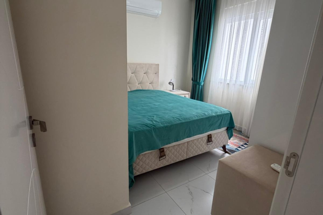 1+1 Apartment in Mahmutlar — Furnished, Pool, Sauna and 400 m to the Sea