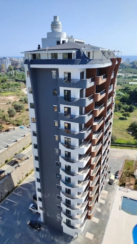 1+1 Apartment in Mahmutlar — New 2023 Residence, Furnished, Pools and €65,000 Price