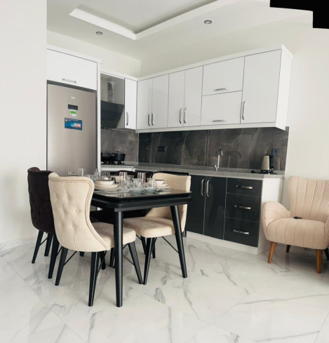 Buy a 1+1 Apartment in Mahmutlar, Alanya — Furnished 50 m² Apartment in Family Garden for €82,000