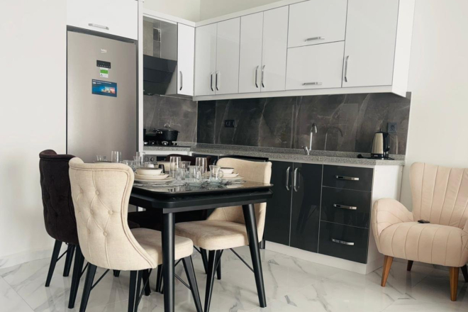 Buy a 1+1 Apartment in Mahmutlar, Alanya — Furnished 50 m² Apartment in Family Garden for €82,000