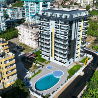 Buy a 1+1 Apartment in Mahmutlar, Alanya — Furnished 50 m² Apartment in Family Garden for €82,000