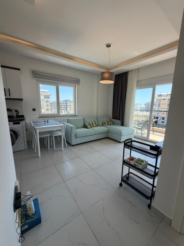 Buy a 1+1 Apartment in Kargicak, Alanya — Furnished 60 m² Sea-View Apartment 200 m from the Beach for €80,000