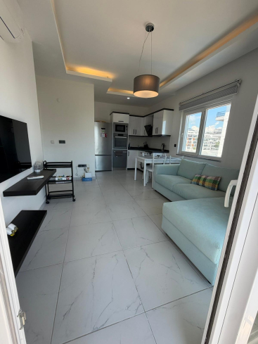 Buy a 1+1 Apartment in Kargicak, Alanya — Furnished 60 m² Sea-View Apartment 200 m from the Beach for €80,000
