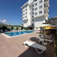 Buy a 1+1 Apartment in Kargicak, Alanya — Furnished 60 m² Sea-View Apartment 200 m from the Beach for €80,000