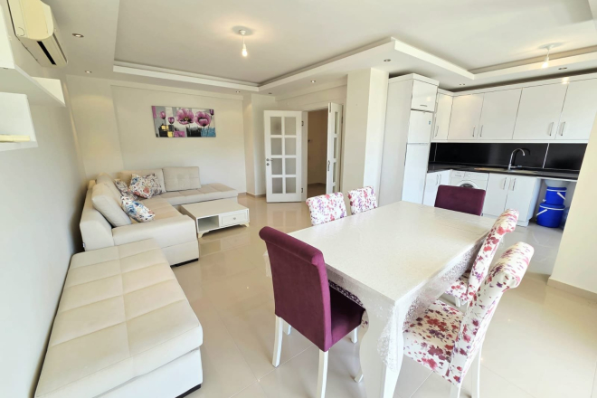Buy a 2+1 Apartment in Kargicak, Alanya — Furnished 100 m² Apartment with Sea View, Pools and Beach Shuttle for €127,000