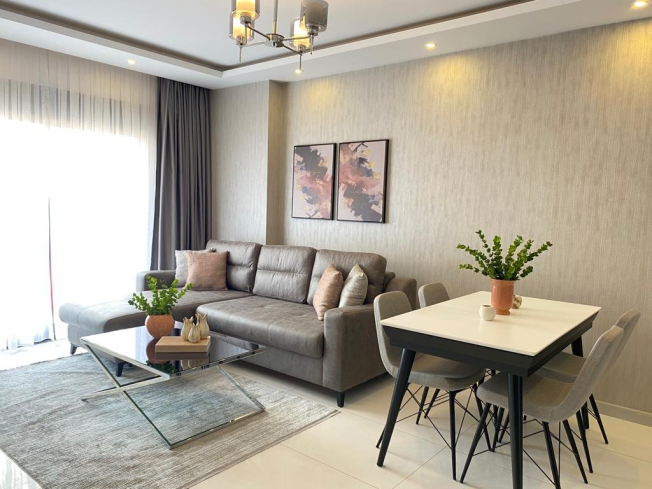 Rent a Furnished 1+1 Apartment in Oba, Alanya — Short-Term and Long-Term Rental in a Complex with Pools and SPA, 700 m from the Sea