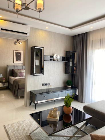 Rent a Furnished 1+1 Apartment in Oba, Alanya — Short-Term and Long-Term Rental in a Complex with Pools and SPA, 700 m from the Sea