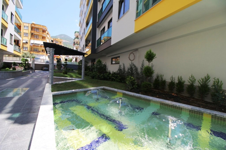 Apartment 2 bedrooms for sale in Alanya center — 105 m², furnished
