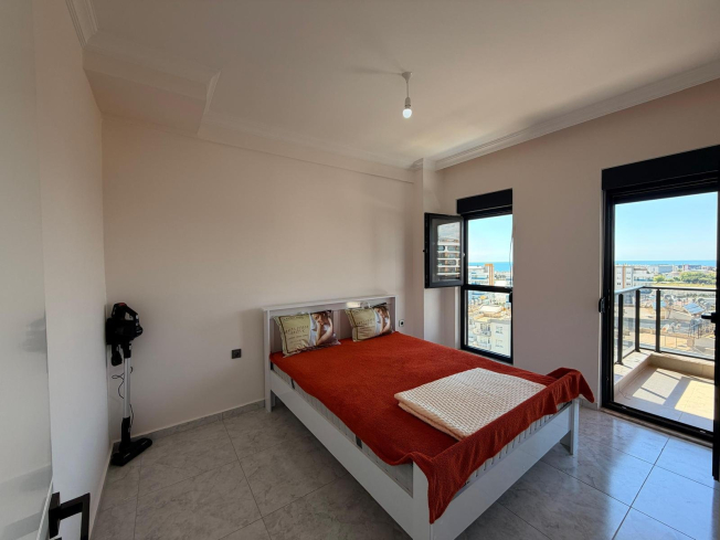 Apartment 1 bedroom for sale in Avsallar — 50 m², sea view