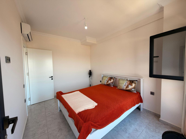 Apartment 1 bedroom for sale in Avsallar — 50 m², sea view