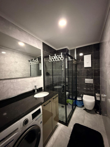 Apartment 1 bedroom for sale in Avsallar — 50 m², sea view
