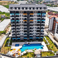 Apartment 1 bedroom for sale in Avsallar — 50 m², sea view