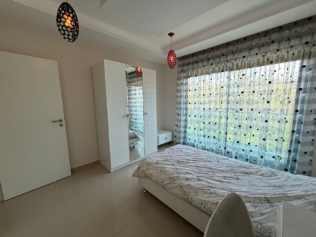 Buy a Furnished 2+1 Apartment with Panoramic Sea Views in Kargicak — 110 m²
