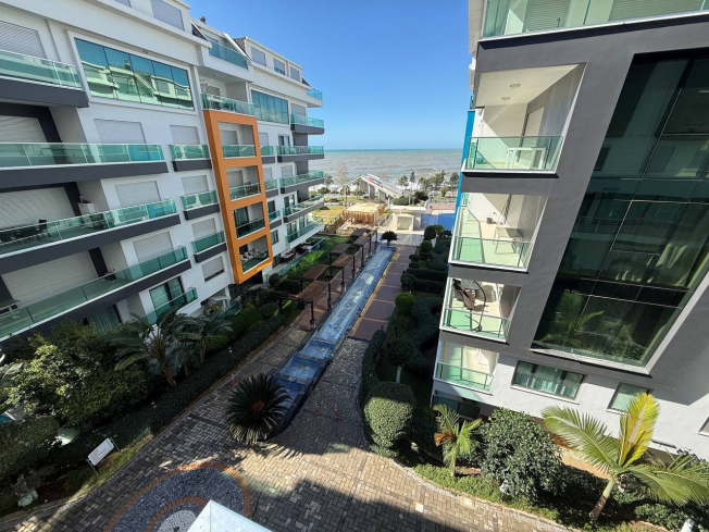 Buy a Furnished 2+1 Apartment with Panoramic Sea Views in Kargicak — 110 m²