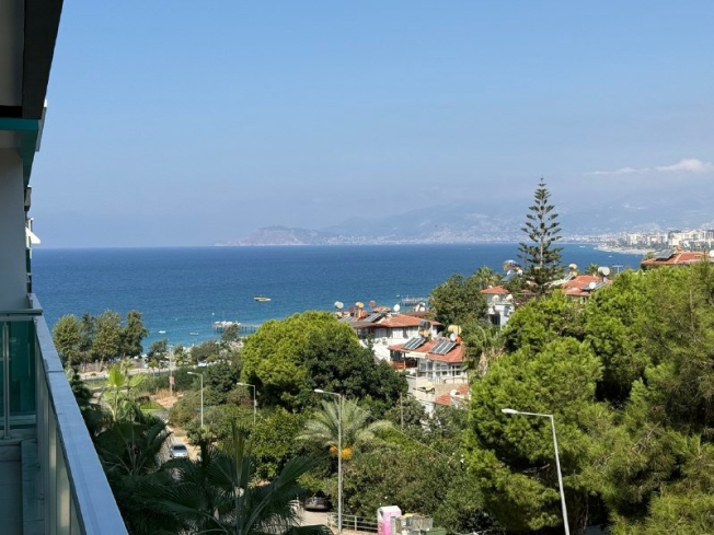 Buy a Furnished 2+1 Apartment with Panoramic Sea Views in Kargicak — 110 m²