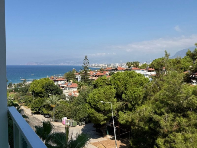 Buy a Furnished 2+1 Apartment with Panoramic Sea Views in Kargicak — 110 m²