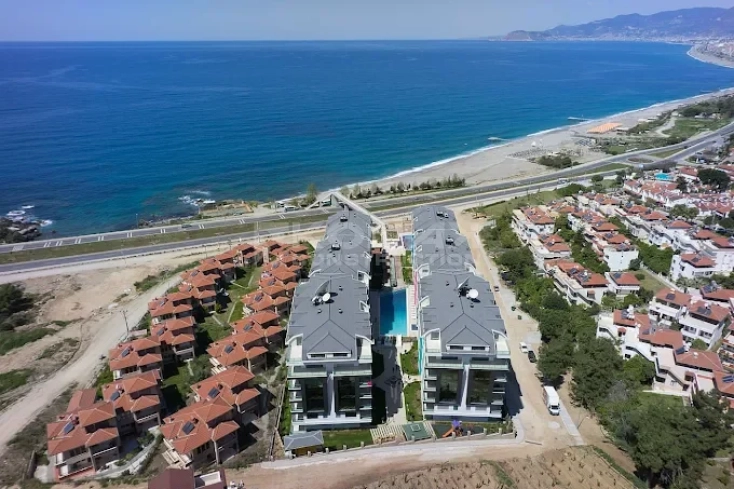 Buy a Furnished 2+1 Apartment with Panoramic Sea Views in Kargicak — 110 m²