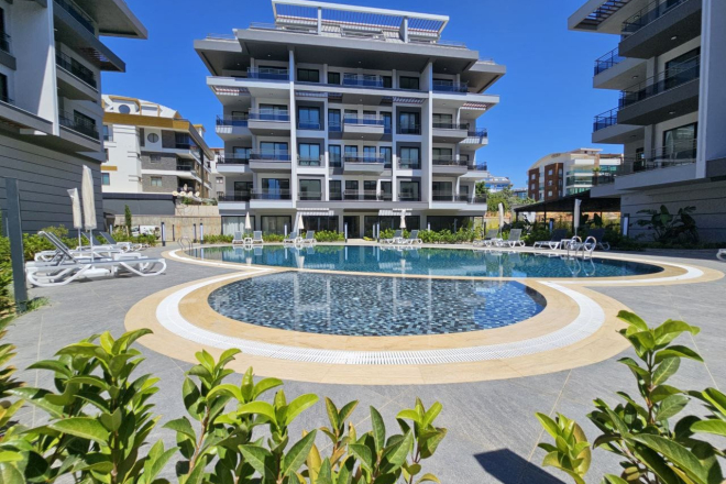 Apartment 1 bedroom for sale in Oba — 59 m², furnished